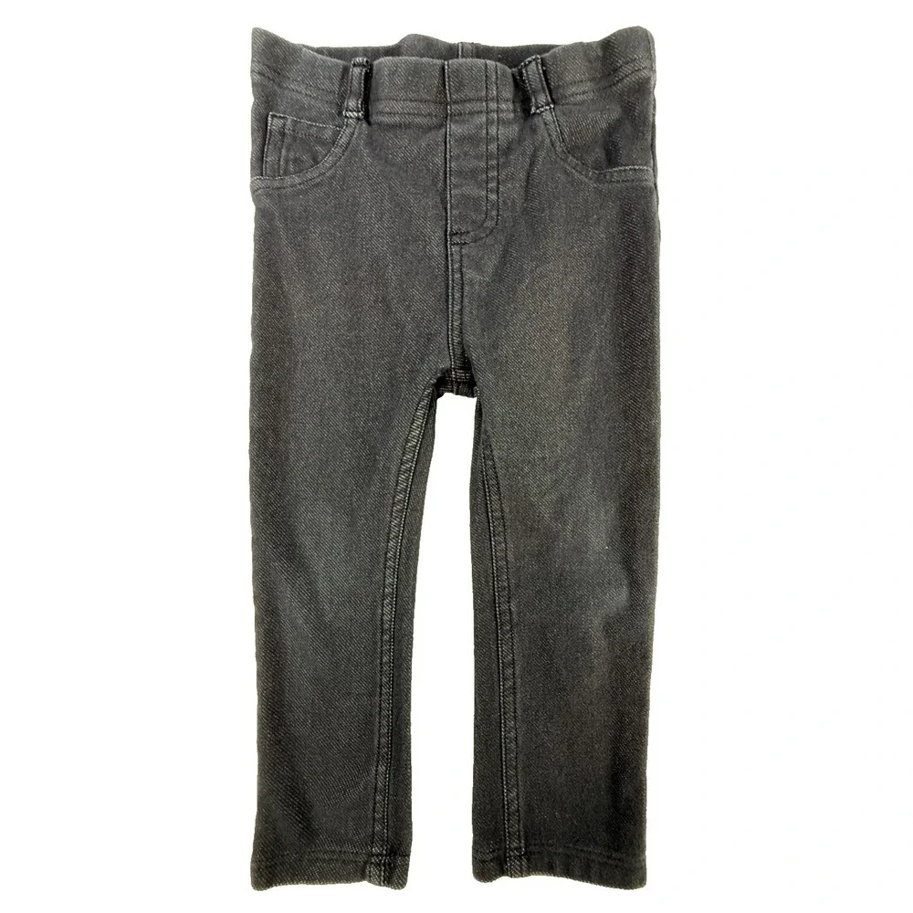 First Impressions Girls Jeggings Dark Wash Pull On Stretch Denim Pants 18M